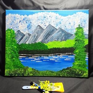 🌸🌺Lakeside Mountains